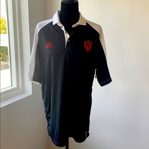Indiana University logo golf shirt
